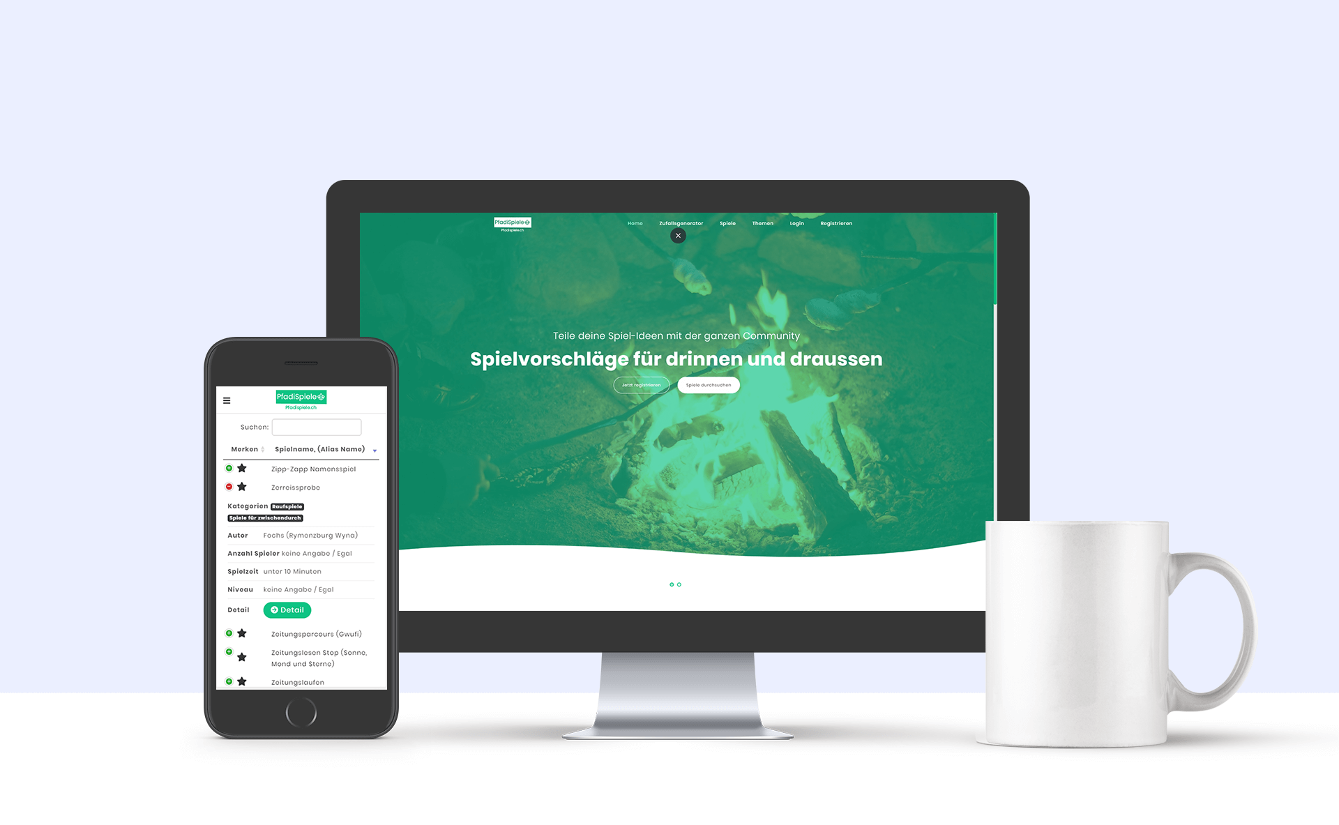 Web basierte Spiele Datenbank / Web-Applikation